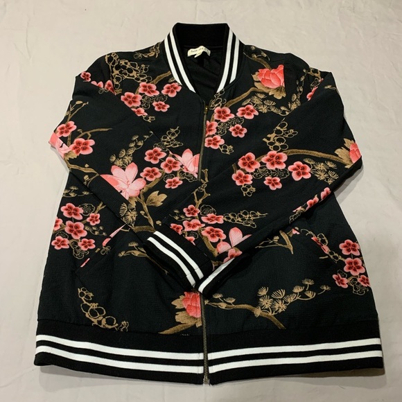 Cherry Blossom Varsity Jacket - Picture 2 of 6